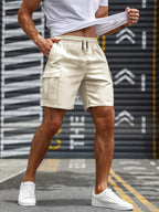 Short cargo homme à poches, cinq coloris, du XXS au 3XL