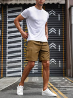 Short cargo homme à poches, cinq coloris, du XXS au 3XL