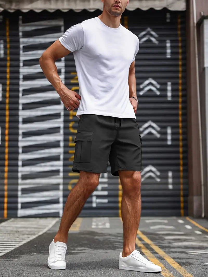 Short cargo homme à poches, cinq coloris, du XXS au 3XL