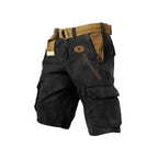 Short cargo homme de travail à poches, huit coloris, du S au 5XL, noir