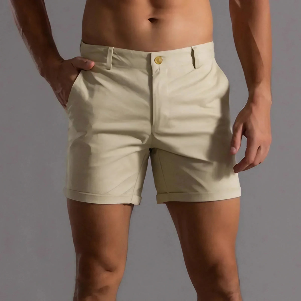 Short chino homme pour l'été, quatre coloris, du M au 3XL