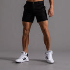 Short chino homme mi-long, au-dessus du genou, six coloris, noir