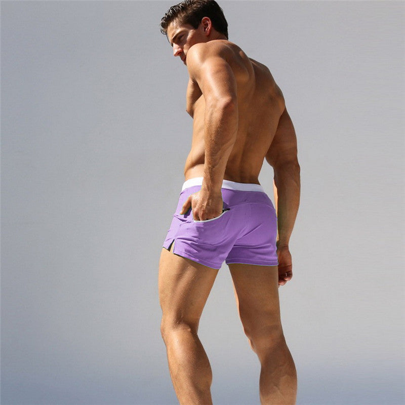 Short de bain homme à séchage rapide, neuf coloris, S au 3XL