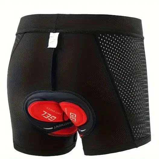 Short de cyclisme homme, coussin gel 3D, séchage rapide