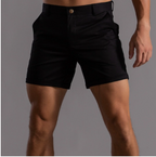 Short d'été homme coupe décontractée, cinq coloris, S au 4XL, noir