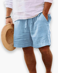 Short homme léger pour l'été, sept coloris, du S au 5XL, bleu clair