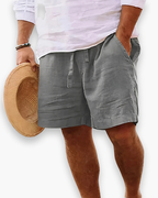 Short homme léger pour l'été, sept coloris, du S au 5XL, gris