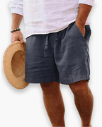 Short homme léger pour l'été, sept coloris, du S au 5XL, gris foncé