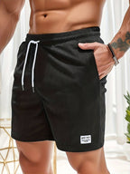 Short rayé homme pour l'été, sept coloris, du S au 2XL, noir
