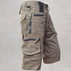 Short tactique homme multipoches, taille ajustable, du S au 5XL, kaki