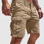 Short cargo homme léger à poches, quatre coloris, S au 3XL, beige