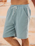 Short homme d'été coupe décontractée, cinq coloris, bleu clair