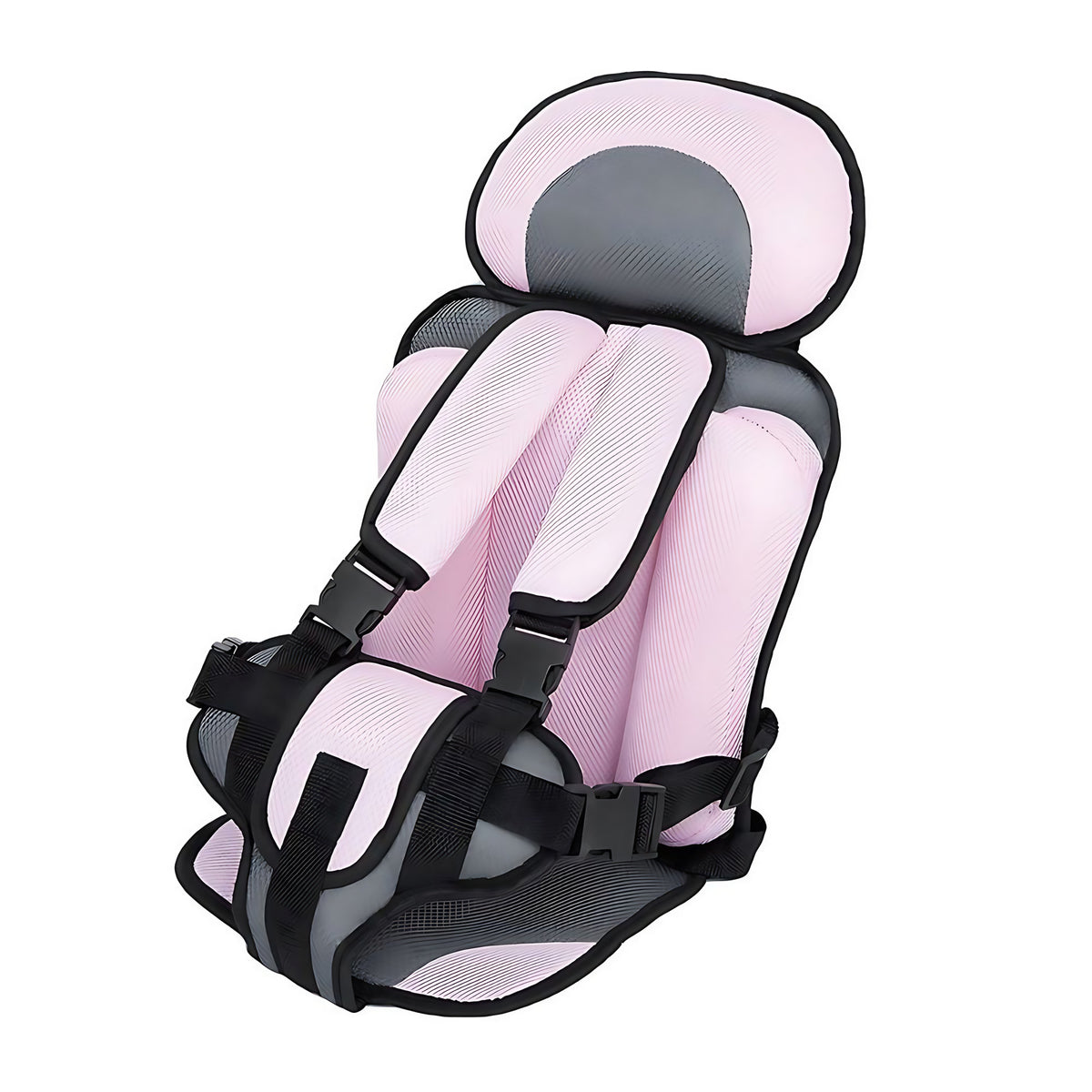 Siège auto enfant modulable, de 6 mois à 12 ans, rose