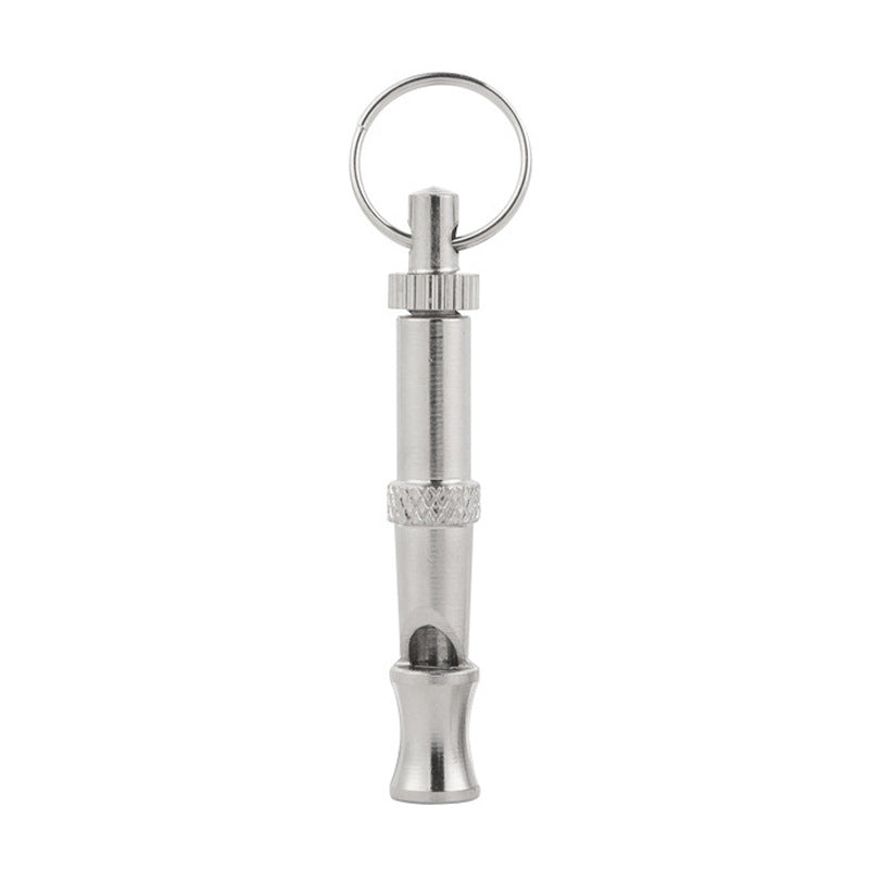 Sifflet à ultrasons pour chien, fréquence réglable, porte-clé