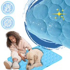 Tapis rafraîchissant pour chien et chat, cinq coloris, du XS au XL