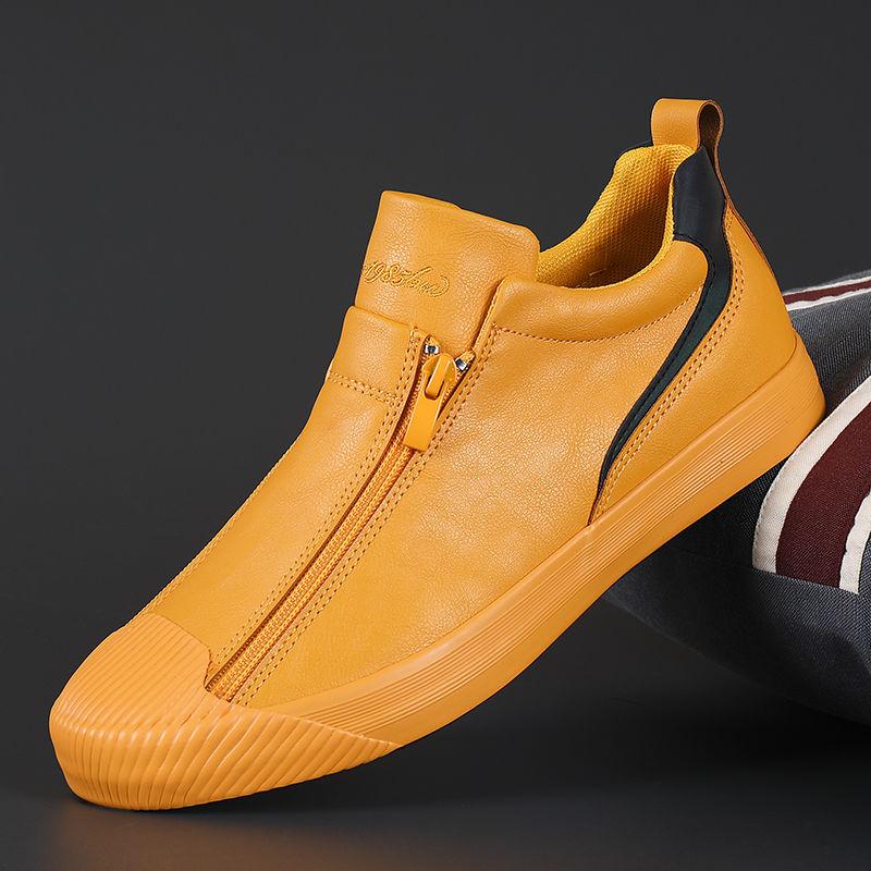 Chaussures de ville homme, six coloris, du 38 au 44, jaune
