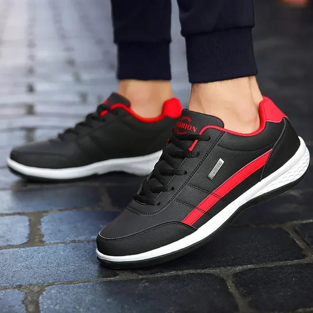 Baskets orthopédiques homme à lacets, semelle antidérapante