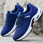 Sneakers orthopédiques homme, semelle amortissante, 39 au 44, bleu