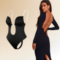 Body soutien-gorge dos nu sans coutures, coussinets amovibles, noir