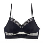 Soutien-gorge invisible dos nu en U, noir, blanc ou beige