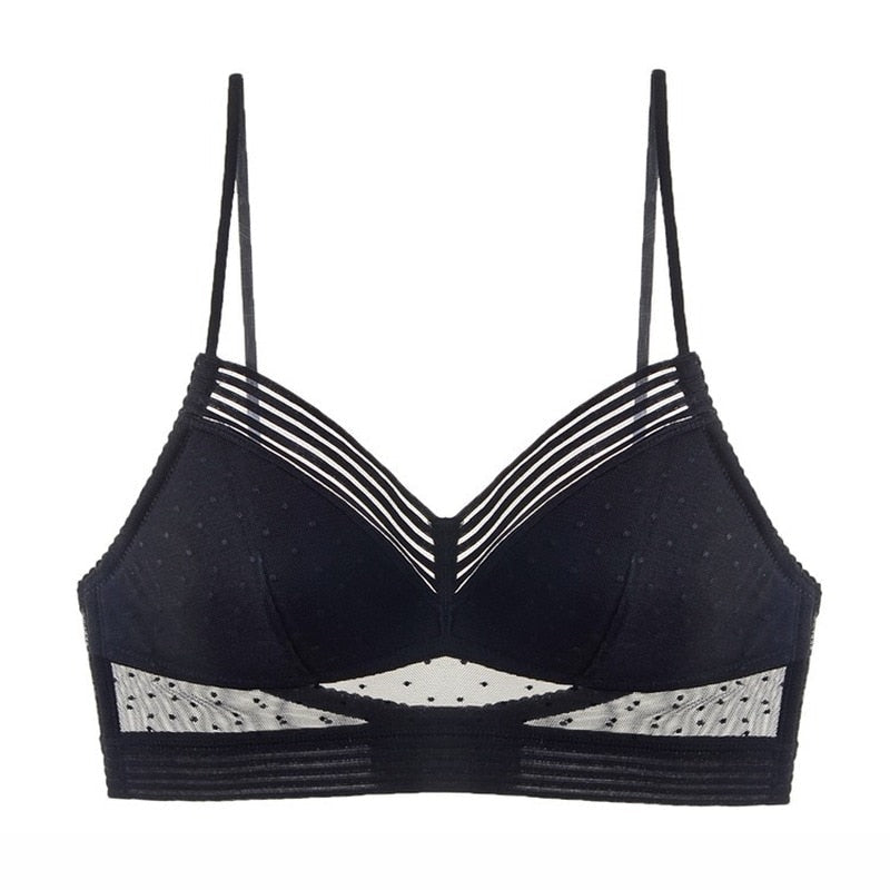 Soutien-gorge invisible dos nu en U, noir, blanc ou beige