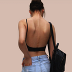 Soutien-gorge dos nu sans armature, forme en U, du S au 3XL