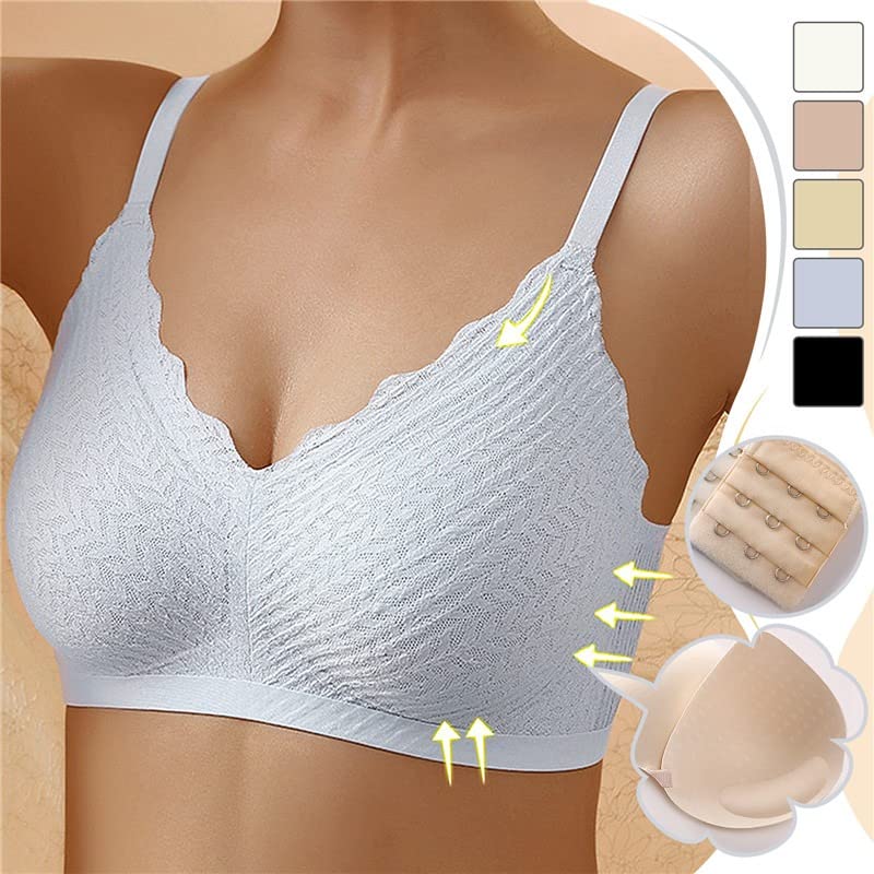 Soutien-gorge push-up sans armatures, bretelles réglables