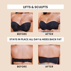 Soutien-gorge sans bretelles, sans rembourrage, bonnets B à G