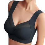 Soutien-gorge sans couture femme, cinq coloris, du L au 3XL, noir