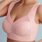 Soutien-gorge sans coutures ni armatures, du L au 3XL, rose