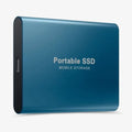 SSD externe 1 To USB 3.1, boîtier en aluminium format poche, bleu