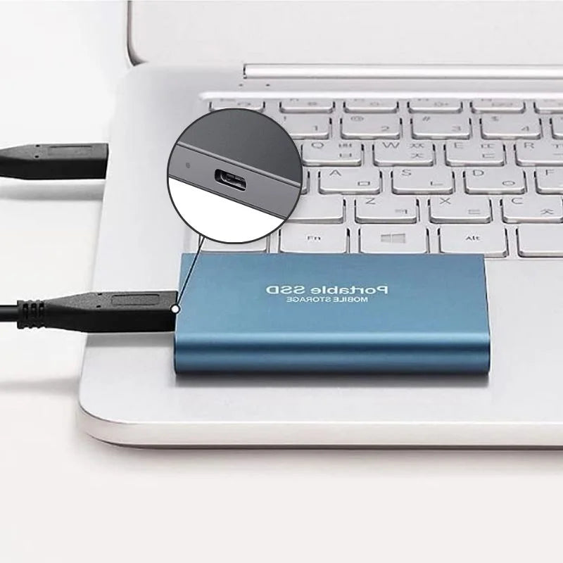 SSD externe 1 To USB 3.1, boîtier en aluminium format poche