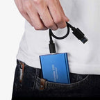 SSD externe 1 To USB 3.1, boîtier en aluminium format poche
