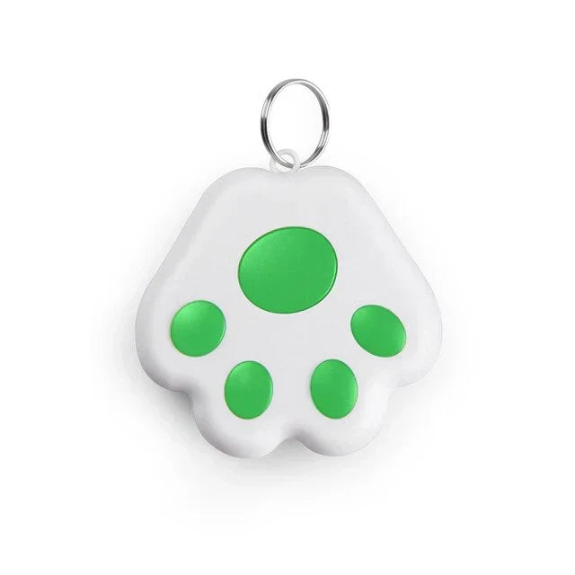 Traceur Bluetooth anti-perte pour chien ou chat, portée 20 m, vert