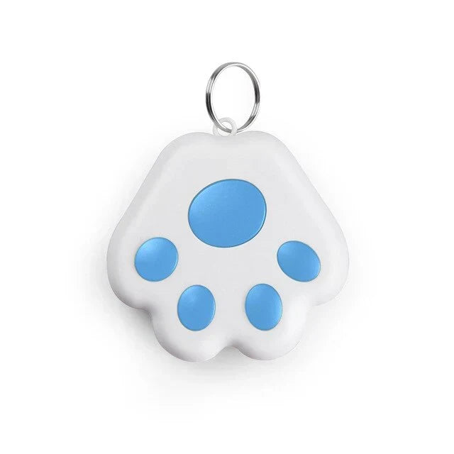 Traceur Bluetooth anti-perte pour chien ou chat, portée 20 m, bleu