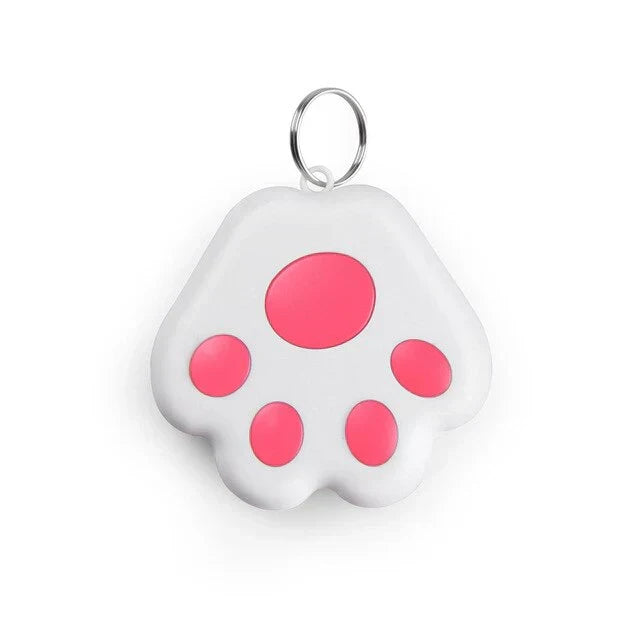 Traceur Bluetooth anti-perte pour chien ou chat, portée 20 m, rose