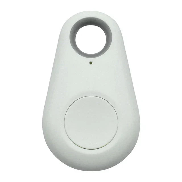Traceur Bluetooth anti-perte pour chien ou chat, portée 20 m, blanc
