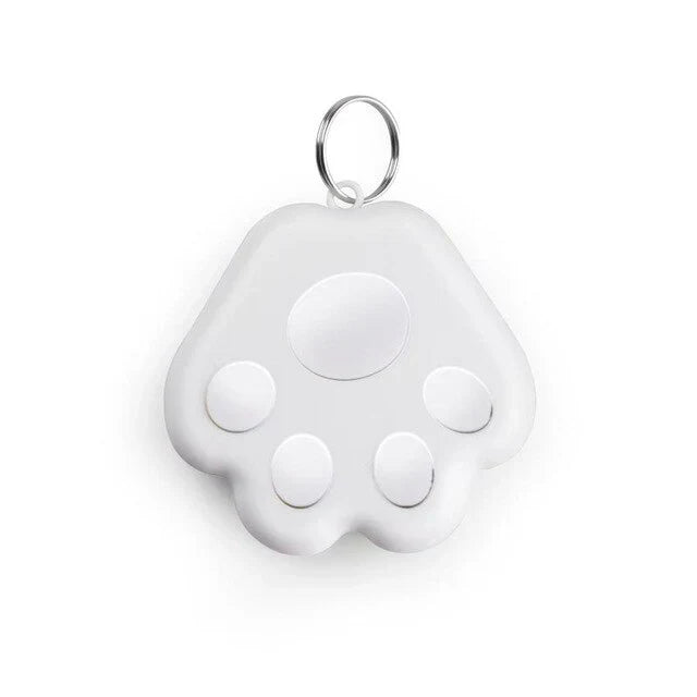 Traceur Bluetooth anti-perte pour chien ou chat, portée 20 m, blanc