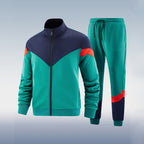 Survêtement homme deux pièces, cinq coloris, du S au 3XL, bleu canard et bleu marine