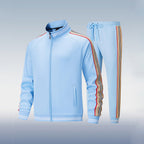 Survêtement homme deux pièces, cinq coloris, du S au 3XL, bleu ciel