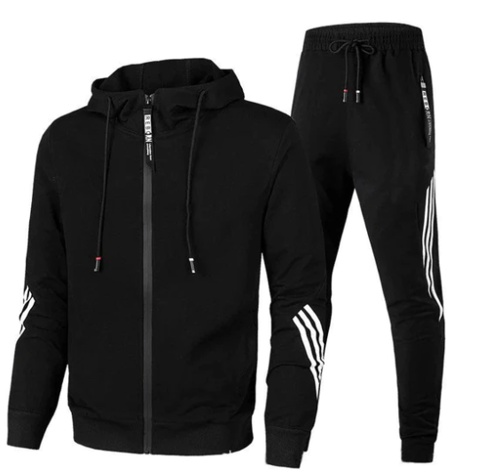 Survêtement homme à poches, six coloris, du XS au 4XL, noir