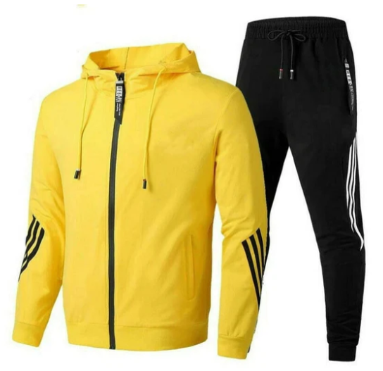 Survêtement homme à poches, six coloris, du XS au 4XL, jaune