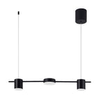 Suspension LED en aluminium, 3 ou 5 lumières, noir ou doré