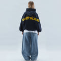 Sweat à capuche femme épuré, poche kangourou, du XS au 3XL, bleu marine