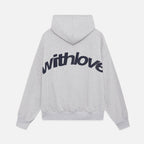 Sweat à capuche femme épuré, poche kangourou, du XS au 3XL, gris