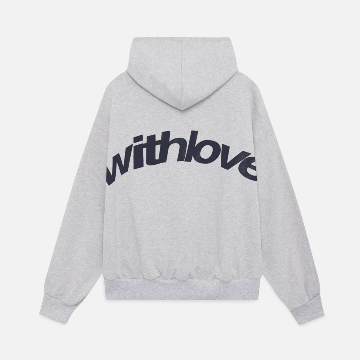 Sweat à capuche femme épuré, poche kangourou, du XS au 3XL, gris