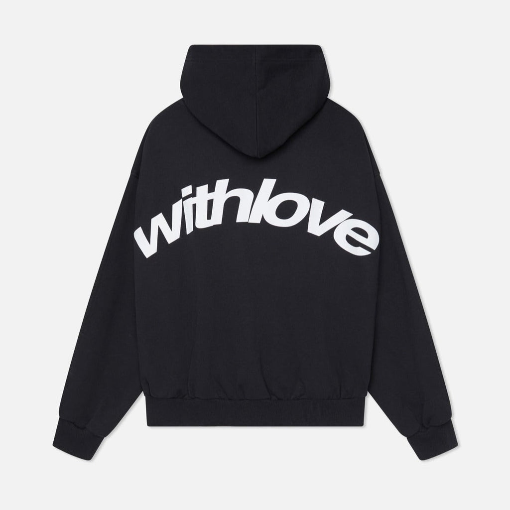 Sweat à capuche femme épuré, poche kangourou, du XS au 3XL, noir