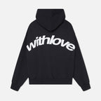 Sweat à capuche femme épuré, poche kangourou, du XS au 3XL, noir
