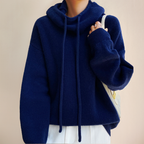Sweat à capuche femme uni, quatre coloris, du S au 3XL, vert