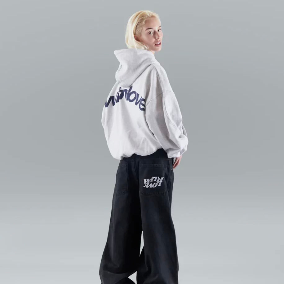 Sweat à capuche femme, bleu marine, gris ou noir, S au 2XL